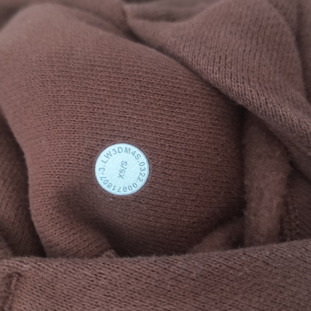 Lululemon Scuba Oversized Half-Zip Hoodie Roasted Brown XS/S - Picture 5 of 5